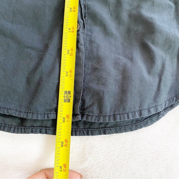 James Perse Business Office Corporate Long Sleeve Button  Top Blck Top Size S - Picture 10 of 11